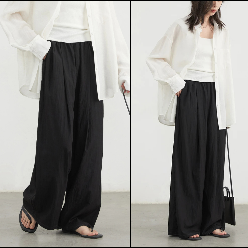 High Waisted Long Trouser