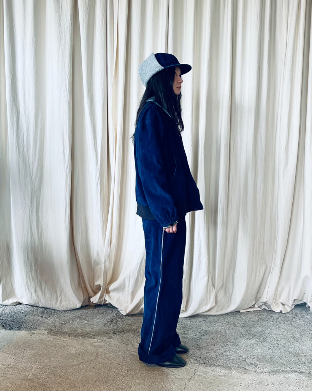 indigo jacket