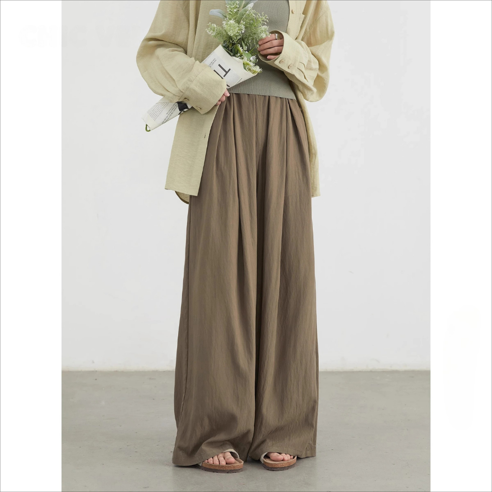 High Waisted Long Trouser