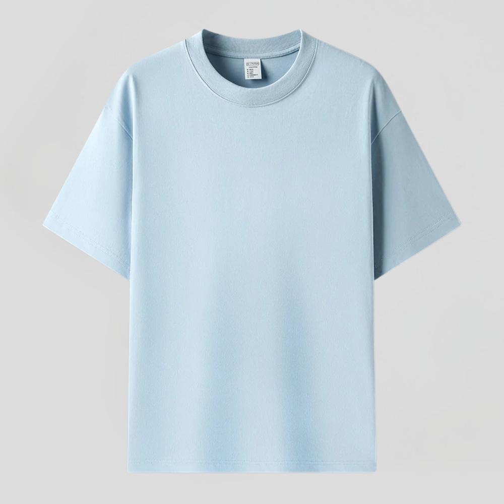 Pure Cotton Round Neck S/S Tee