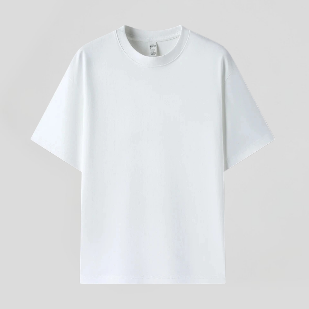 Pure Cotton Round Neck S/S Tee