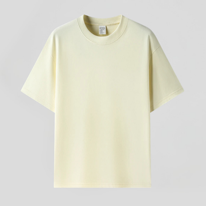 Pure Cotton Round Neck S/S Tee