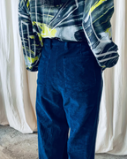indigo pants