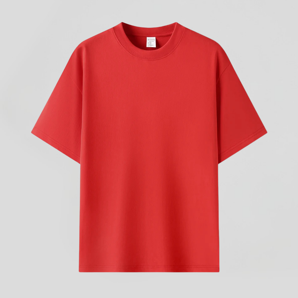 Pure Cotton Round Neck S/S Tee