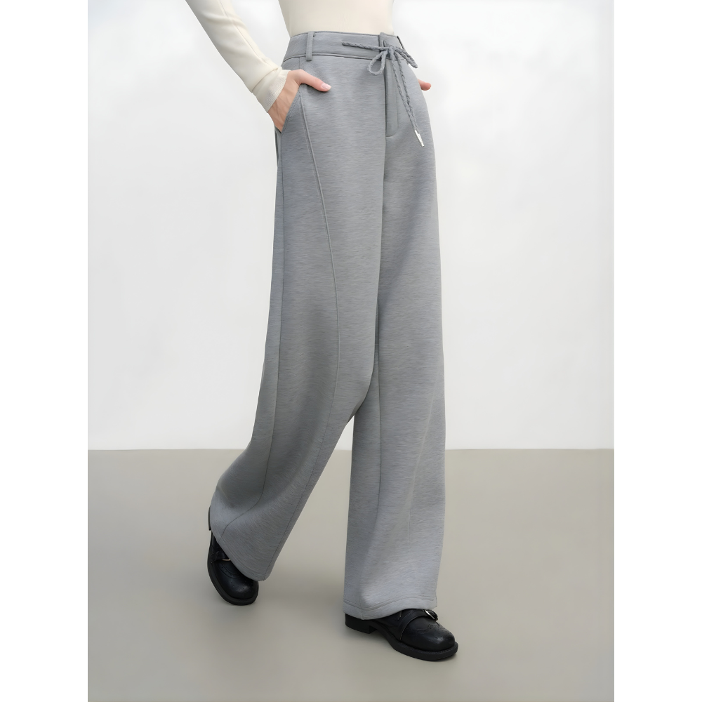 Oversized Sweat Jacket and Casual Pants Suit