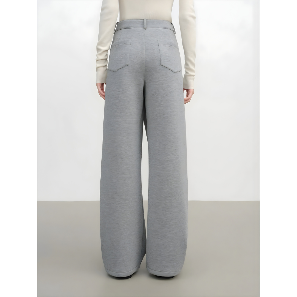 Oversized Sweat Jacket and Casual Pants Suit