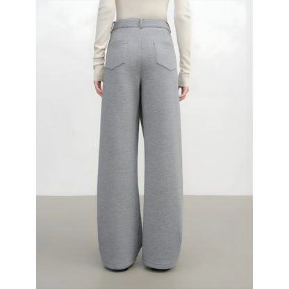 Oversized Sweat Jacket and Casual Pants Suit