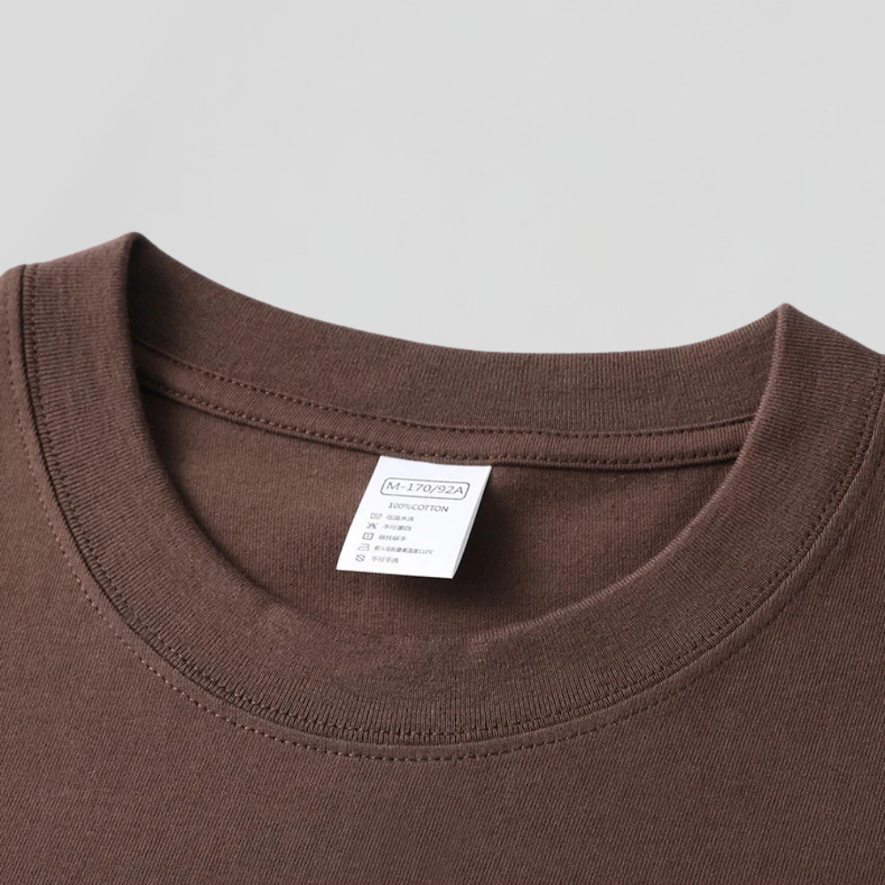 Pure Cotton Round Neck S/S Tee