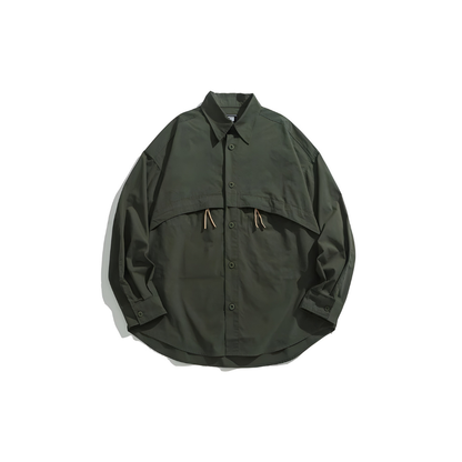 Outdoor Cargo Zip Pocket Shirts