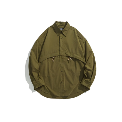 Outdoor Cargo Zip Pocket Shirts