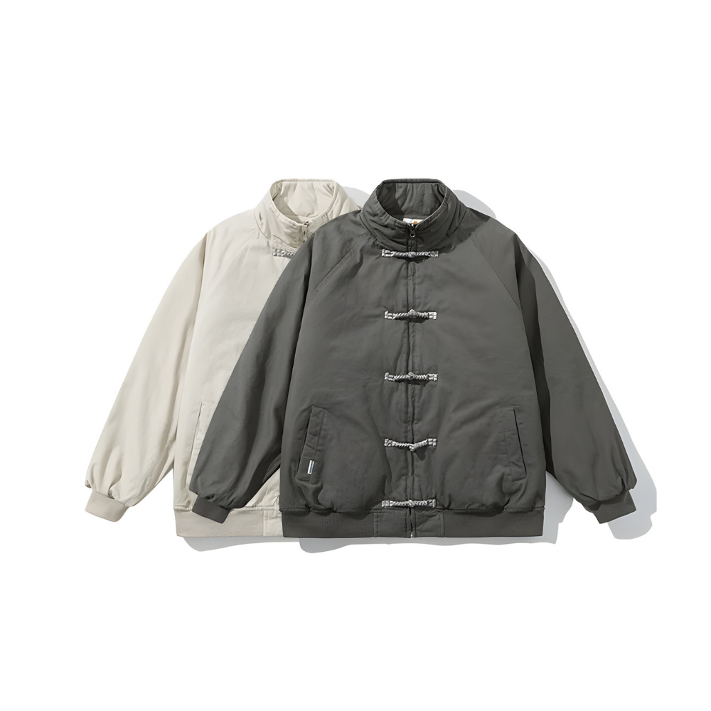 China Buckle Padded Blouson