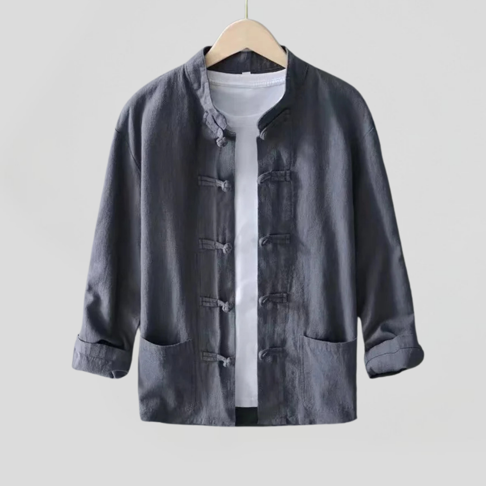 Cotton Linen China dress like Shirts