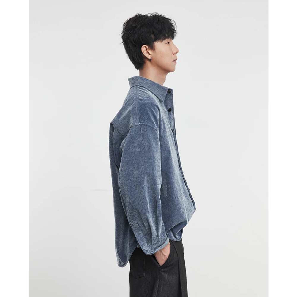 Fake Pocket Designed Broad Shirts