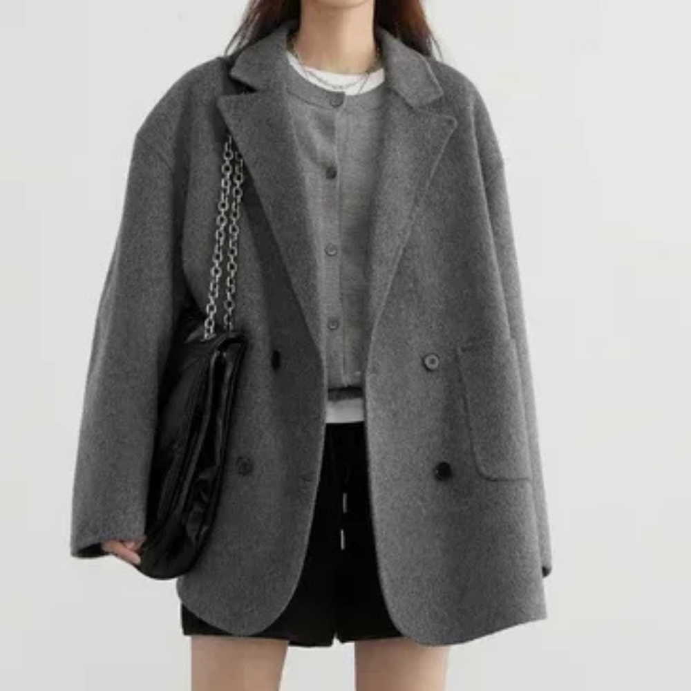 Double Breasted Wool Jacket
