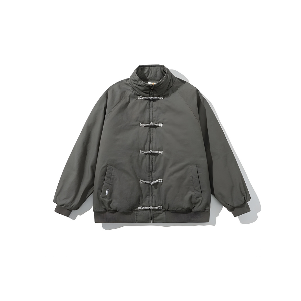 China Buckle Padded Blouson