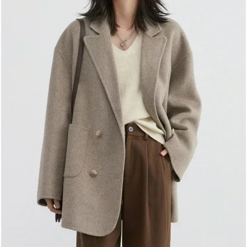 Double Breasted Wool Jacket