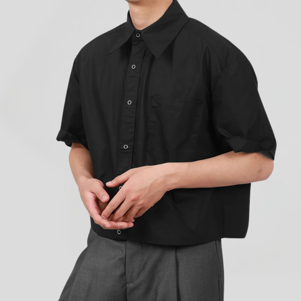 Short Sleeve Cropped Shirts