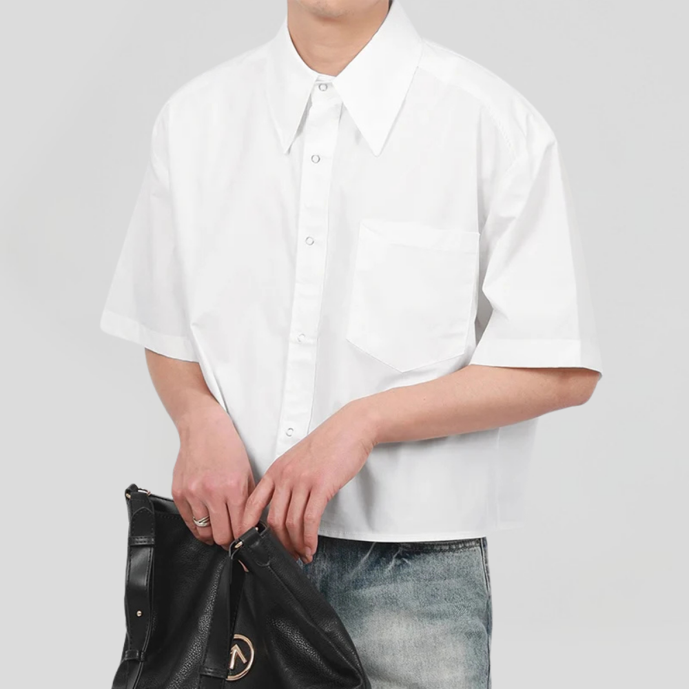 Short Sleeve Cropped Shirts