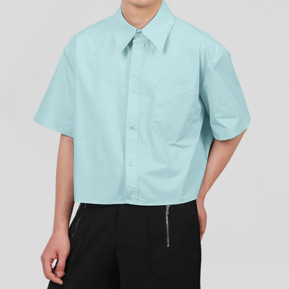 Short Sleeve Cropped Shirts