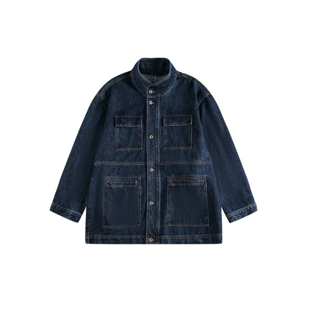 Oversized Denim Middle Coats