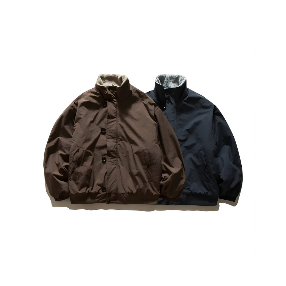 Lamb Wool Boa Down Jacket