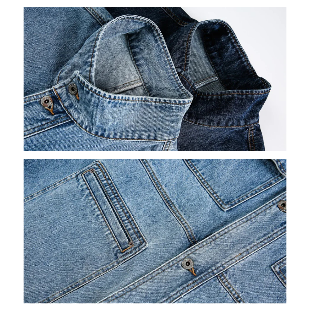 Oversized Denim Middle Coats