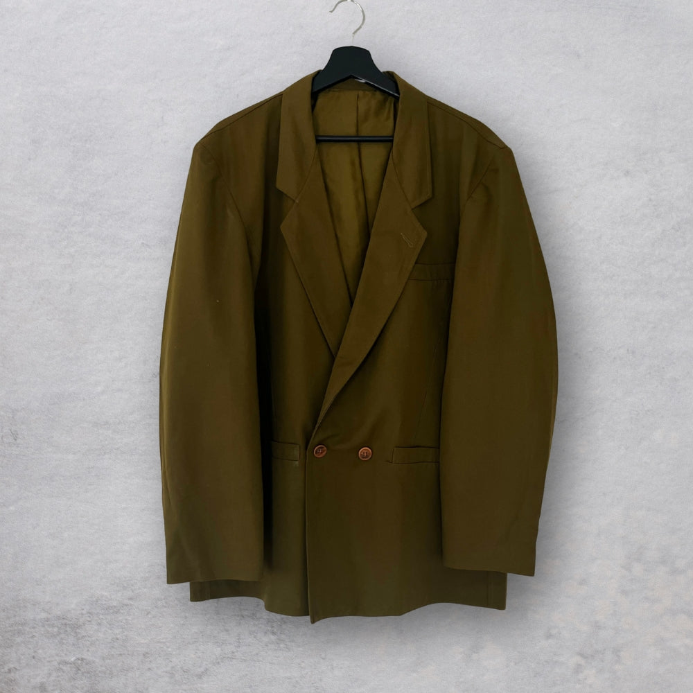 90s "Tifosi" french double breasted tailored jacket