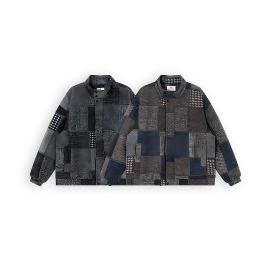 Crazy Patchwork Cargo Jacket