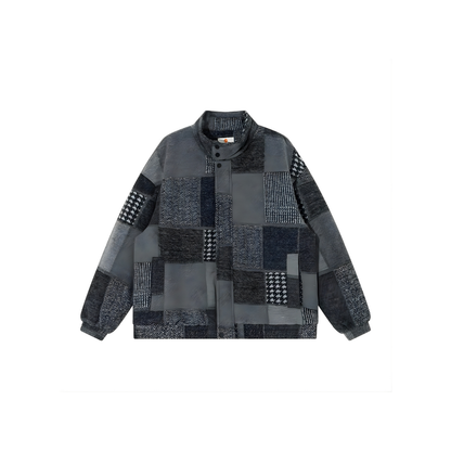 Crazy Patchwork Cargo Jacket