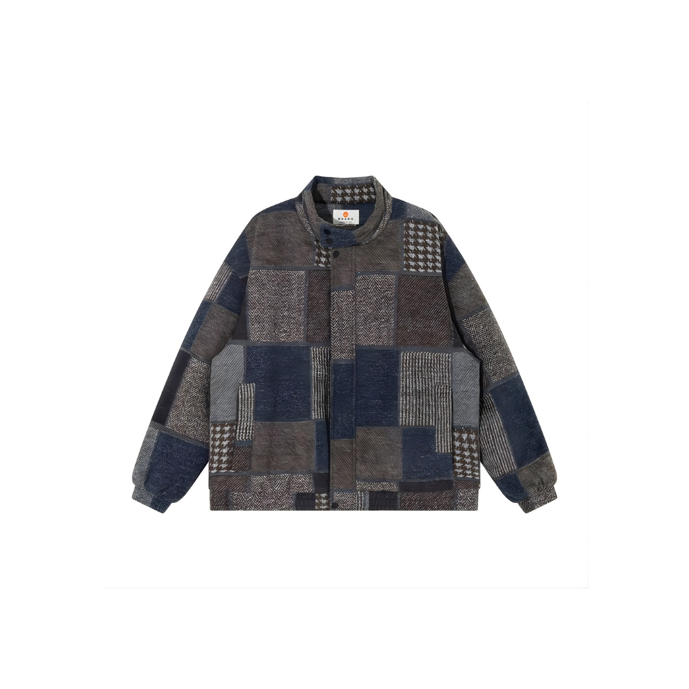 Crazy Patchwork Cargo Jacket