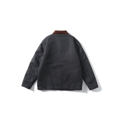 Quilted Corduroy Switching Field Jacket