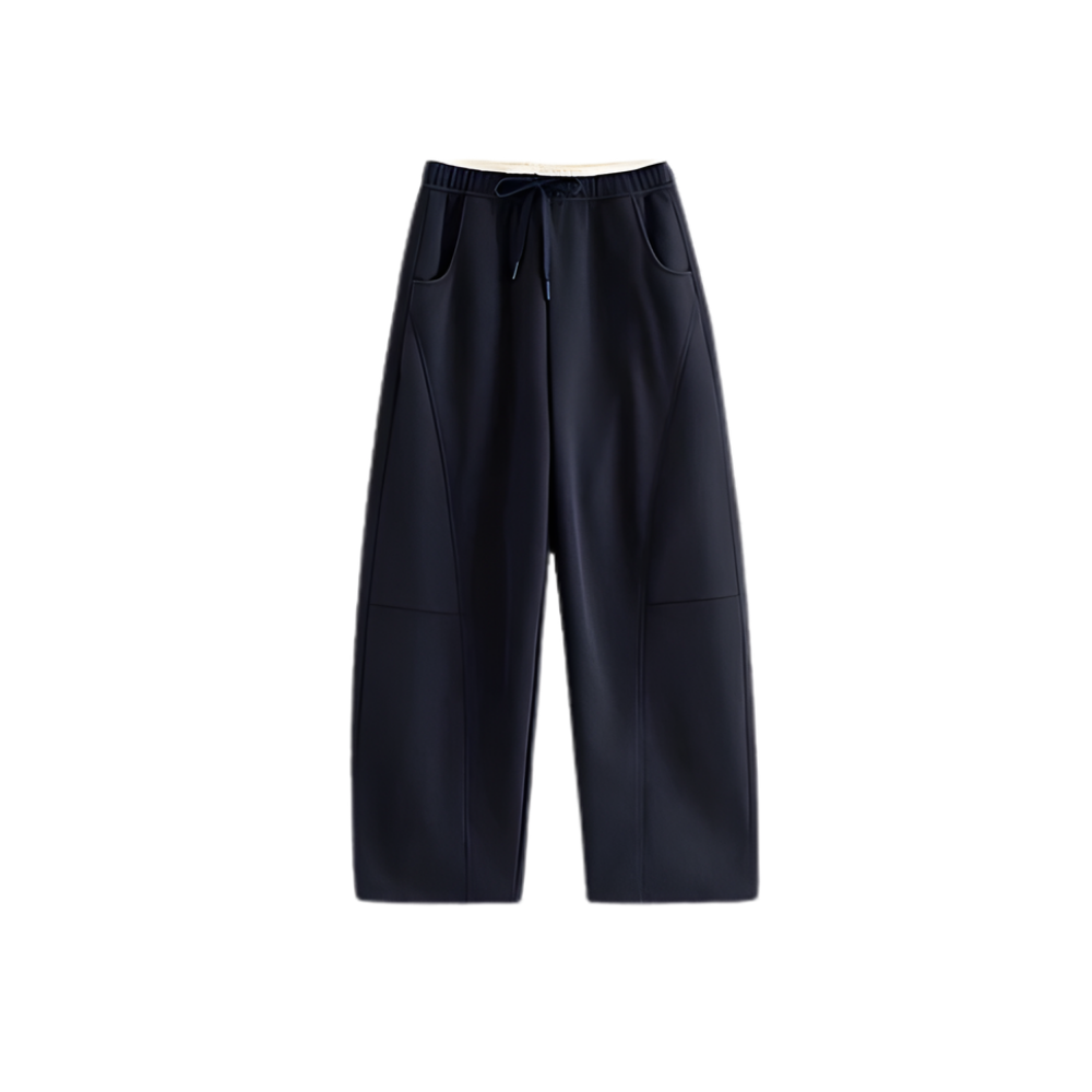 Hip to Leg Curving Line Pants