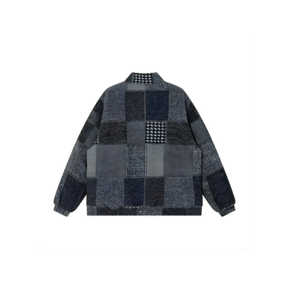 Crazy Patchwork Cargo Jacket