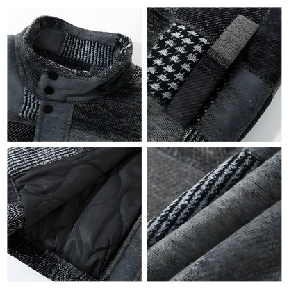 Crazy Patchwork Cargo Jacket