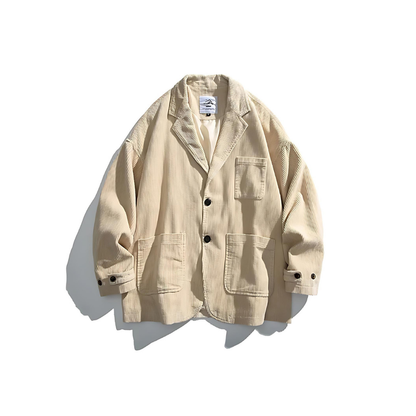 Oversized Corduroy Tailored Jacket