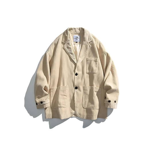Oversized Corduroy Tailored Jacket