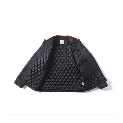 Quilted Corduroy Switching Field Jacket