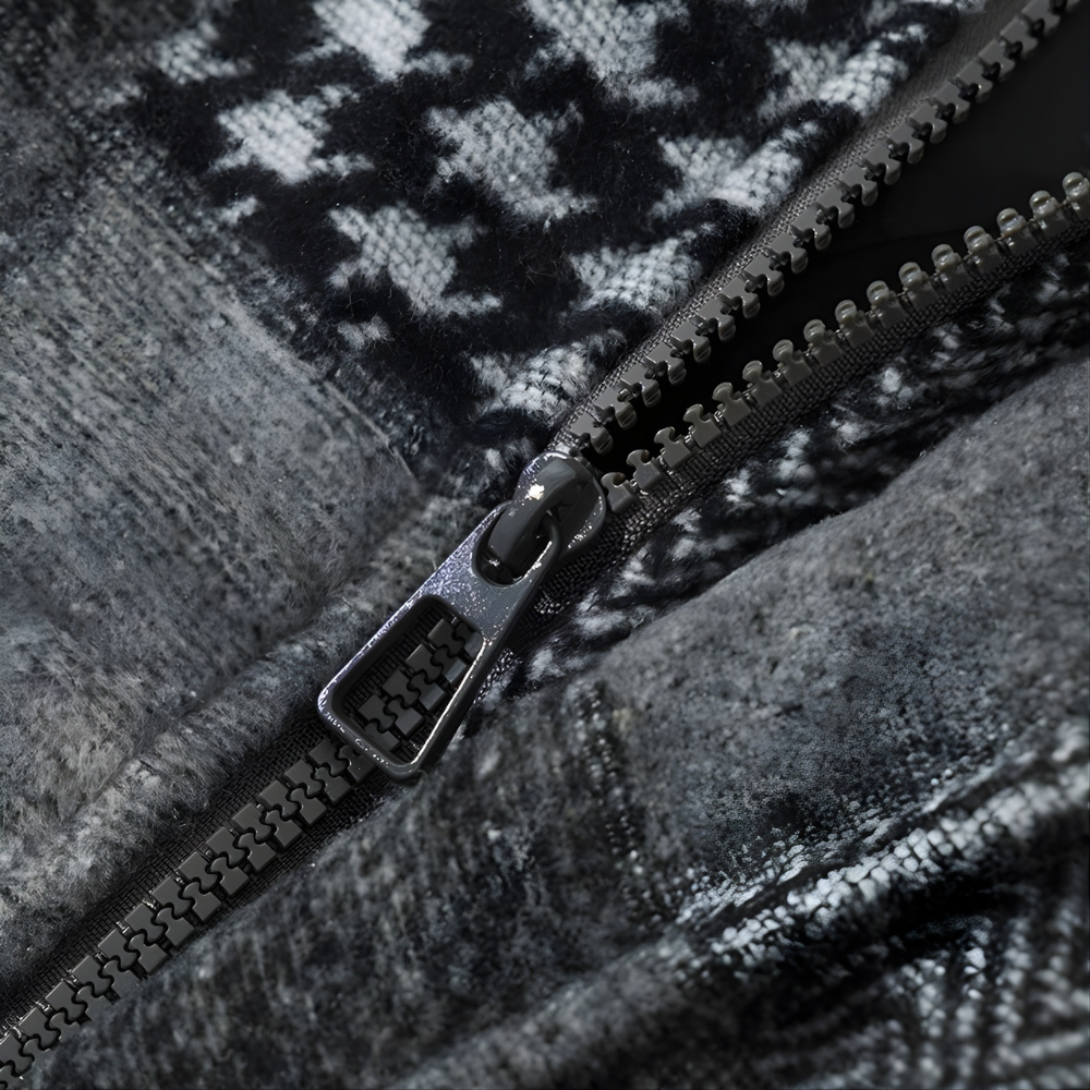 Crazy Patchwork Cargo Jacket