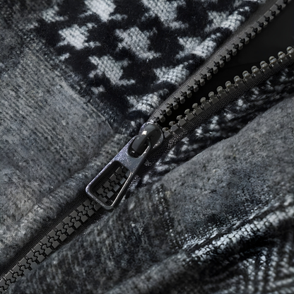 Crazy Patchwork Cargo Jacket