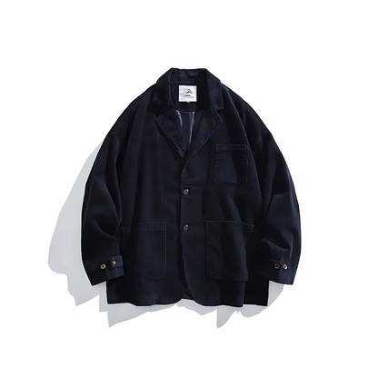 Oversized Corduroy Tailored Jacket