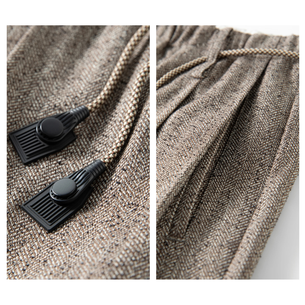 Loose Comfort Lope Belt Lounge Trousers