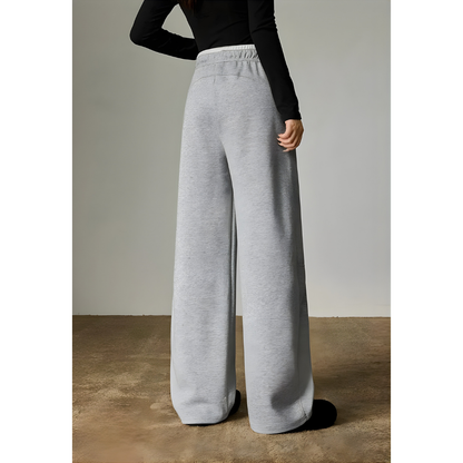 Hip to Leg Curving Line Pants