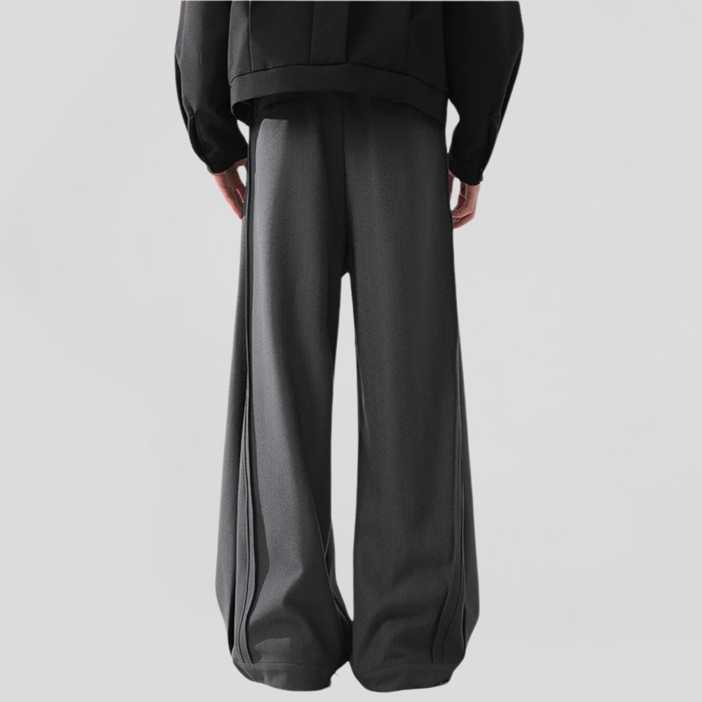 Pleated Wide Leg Pants