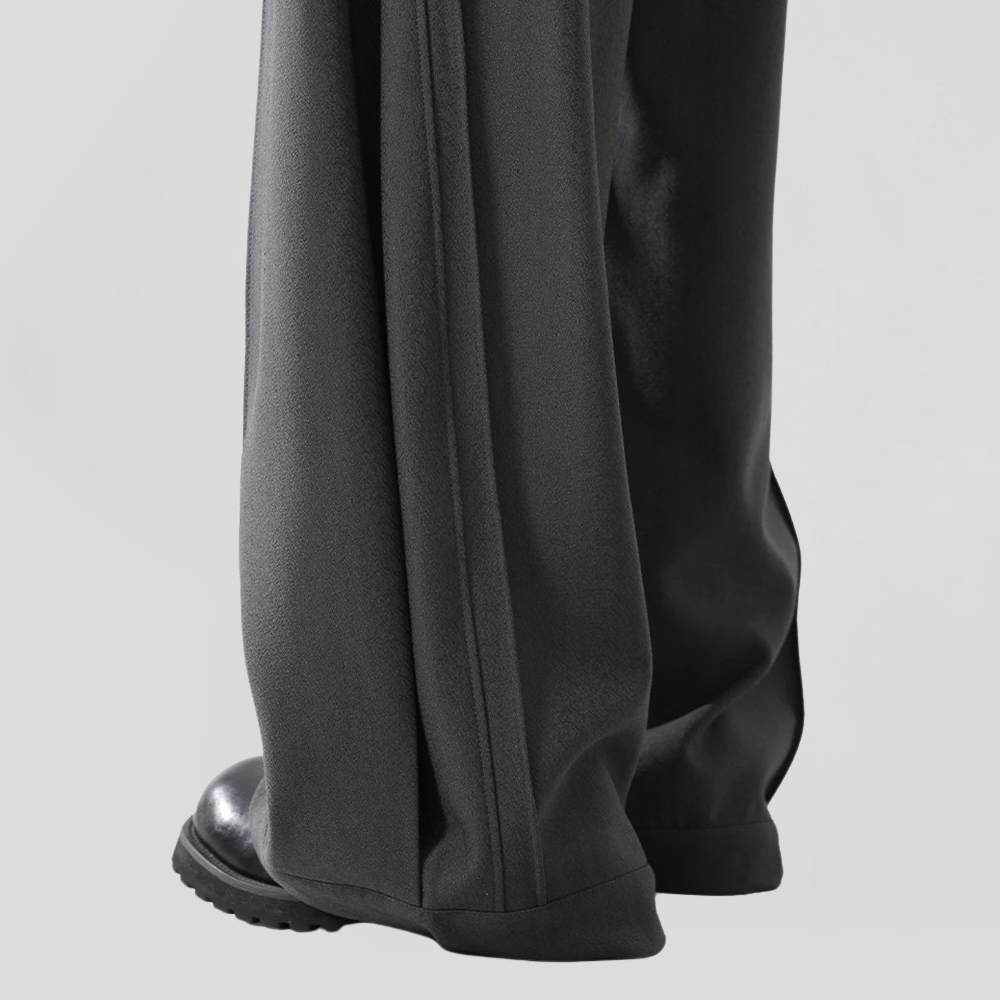 Pleated Wide Leg Pants