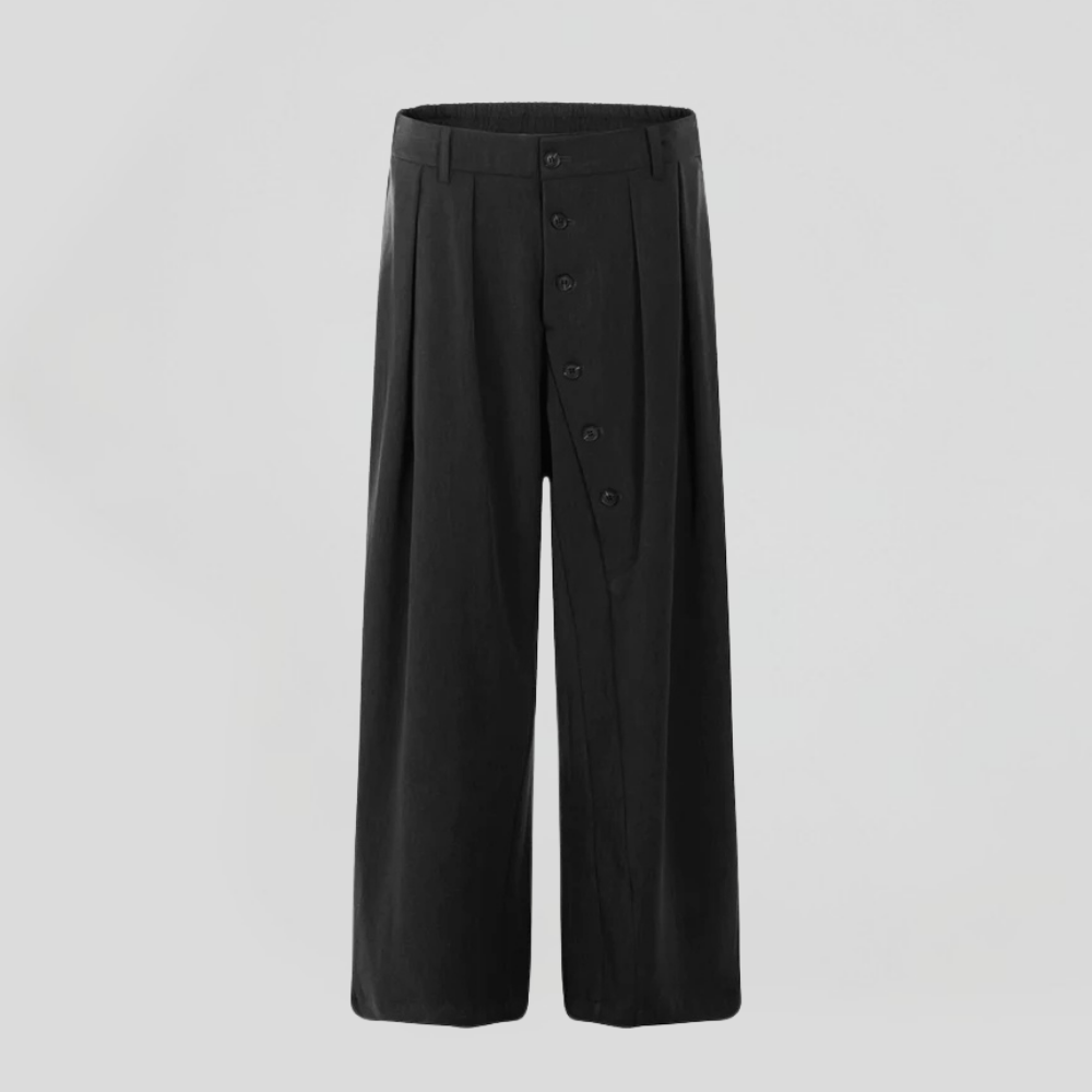 Front Buttoned Suit Trousers