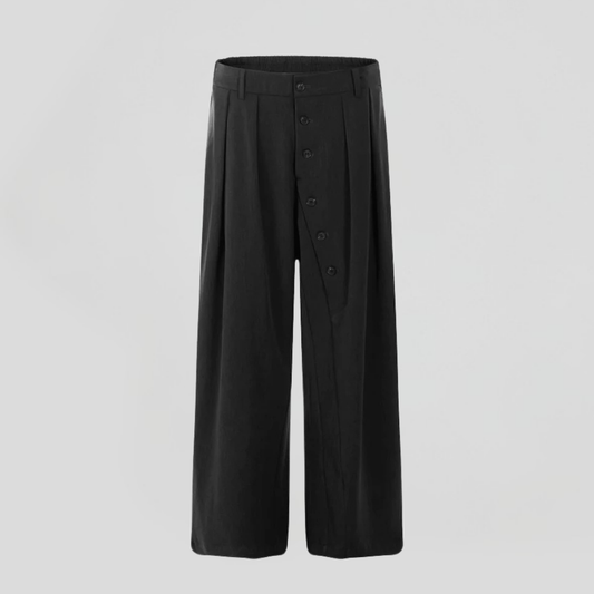 Front Buttoned Suit Trousers