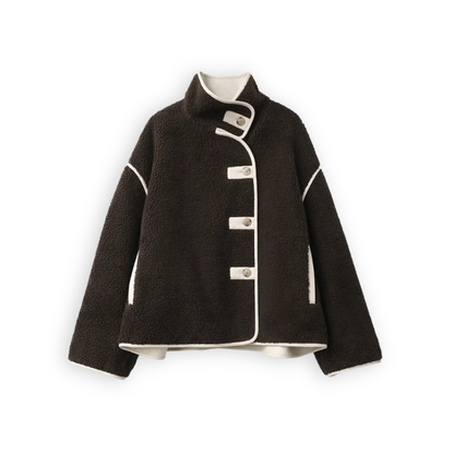 Reversible Boa Overcoat