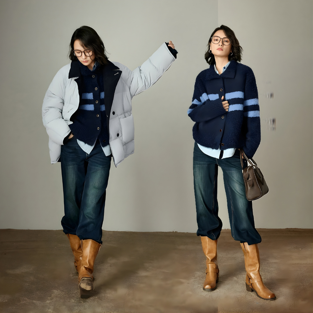 Cashmere Blend Loop Yarn Knit