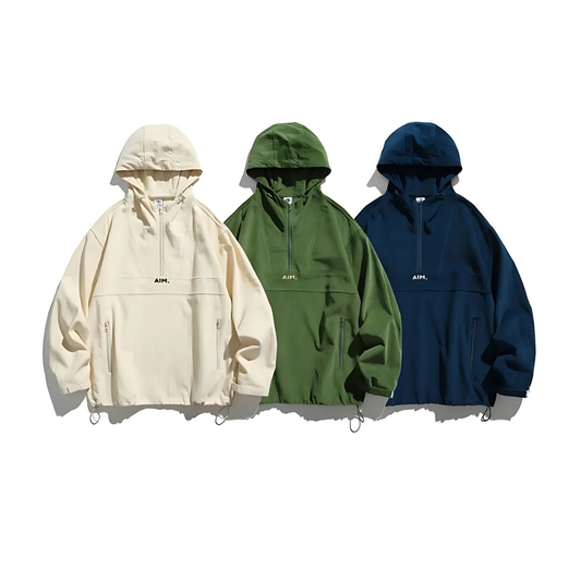 Corduroy Anorak Hoodie