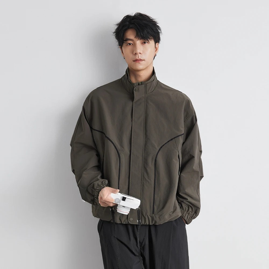 Stand Collar Windproof Blouson